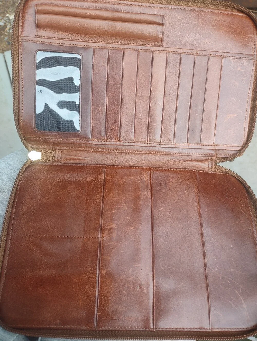 Vintage leather handbag by Exeter LTD